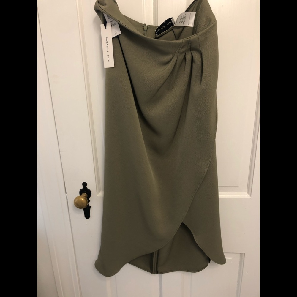 NWT! Army Green midi skirt